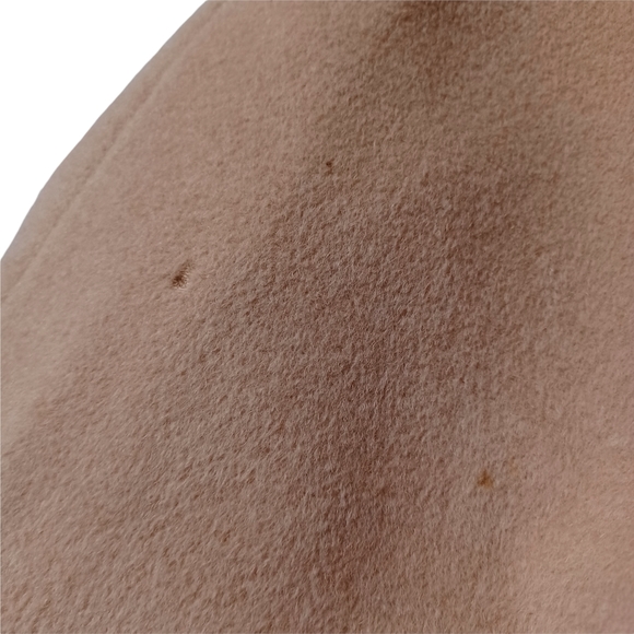 CHLOE Camel Wool Light Brown A Line Luxury Skirt Small - Picture 7 of 7